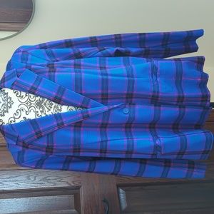 Torrid plaid blazer